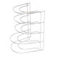 Soporte Vertical 5 Niveles Para Sartenes, Tapaderas, Acero Cromado
