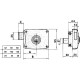 Cerradura Lince 5125A-BO/100 Derecha