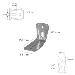 Disco Persiana Plastico Octogonal 160x60 mm. Cinta 22 mm.