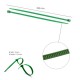 Brida Nylon 100%. Color Verde 4,6 x 390 mm. Bolsa 100 Unidades. AbraBridas Nylon 100% Verde 4,6x390 mm. (Bolsa 100 Unidades)