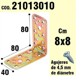 Soporte Para Madera Ángulo   40x80x80 mm.