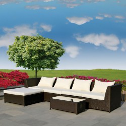 Protector Suelo Piscina Multiusos Set 8 Piezas de 81x81 cm.