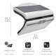 Aplique / Lampara Solar Led Jardin Blanca Con Sensor de Movimiento y Crepuscular. IP44