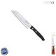 Cuchillo Aspen Santoku Hoja Acero Inoxidable 17 cm. Negro