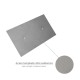 Llana Profesional Acero Mango TPR Acabado Liso 300x150 mm.