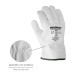 Guantes De Trabajo De Piel Flor De Vacuno, Proteccion Laboral, Riesgos Mecanicos, Guantes De Seguridad De Cuero. Talla 11" (Par)