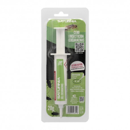 Cebo Insecticida Gel Cucarachas Jeringa  20 Gramos