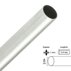 Mango Madera Lima  110 mm. (Virola Inoxidable)