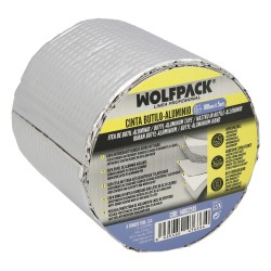 Cinta Butilo-aluminio 100mm. 5mts.