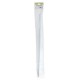 Barra Para  Cortina Ducha Extensible Aluminio Blanco 70 a 125 cm.
