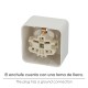 Base Superficie Con Toma Tierra