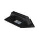 Talocha Plastico Punta Mango Redondo 26 x 14 cm. Negro Con Alveolos