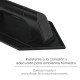 Talocha Plastico Punta Mango Redondo 26 x 14 cm. Negro Con Alveolos