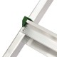 Escalera Aluminio 3 Peldaños Plegable, Uso doméstico, Antideslizante, Ligera y Resistente