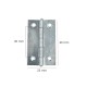 Bisagra 5005 Zincada         1-3/4"