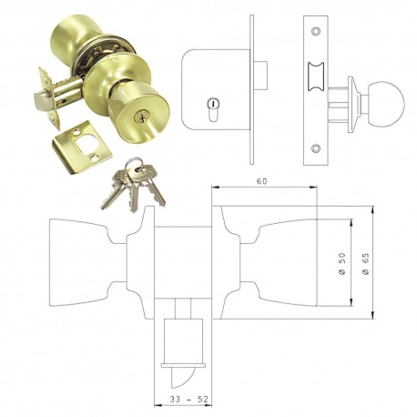 Pomo Tesa    3520-lm/50