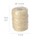 Cuerda Sisal Nº3/4 Hilo de 2 Cabos (Bobina 700 gr. / 140 m.)