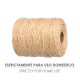Cuerda Sisal Nº1 Hilo de 2 Cabos (Bobina 220 gr. / 50 m.)