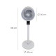 Ventilador Pie 40 Watt. 3 Velocidades Ø 25 cm. Con Mando