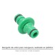Manguito Union Manguera Plastico (Blister)