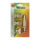 Set Riego 4 piezas Para Mangueras 1/2" Fabricado en laton.