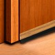 Burlete Puerta Pvc Roble Con Goma 1 Metro