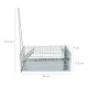 Trampa Ratas Jaula Metal Completa 30 x 17 x 11 cm.