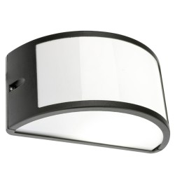 Plafon Aplique IP 1/2 Luna Abierto Negro