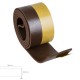 Burlete Umbral Autoadhesivo PVC Flexible Marron