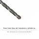 Broca Espiral Madera y Plástico Wolfpack   9,00 mm.