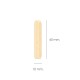Espigas Madera 10x40 mm. (Bolsa de 50 Piezas)