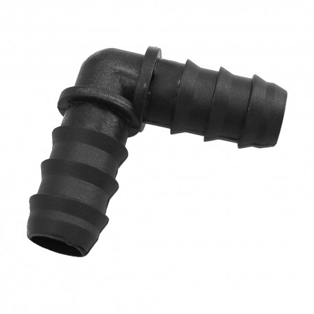 Codo Simple Para Tuberias Goteo Ø 16 mm. (Bolsa 100 Piezas) Riego Por Goteo, Microaspersión, Nebulización