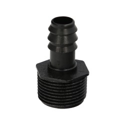 Enlace Union Rosca Macho 3/4" A Toma Para Tuberias Goteo Ø 16 mm. (Bolsa 100 Pzs) Riego Por Goteo, Microaspersión, Nebulizacion