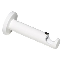 Soporte Zirconio Central Para Barras Ø 20 mm. Acabado Blanco