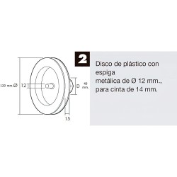 Racor Con Tuerca Bayoneta 1/4 (Blister 2 Piezas)