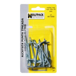Sujetacables Galvanizado 11 mm.7/16" Uso Domestico