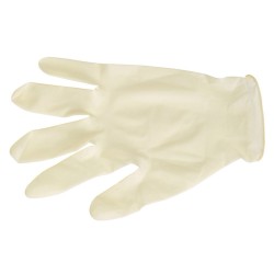 Guantes Desechables Latex Talla 8 L  Caja 100 Unidades