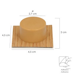Soporte Maceta Balcon Zincado 20 Cms
