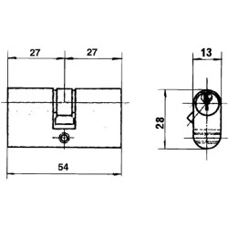Cerradura Cvl 1963r/0   Carpintería Metálica