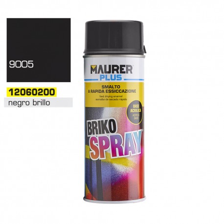 Spray Pintura Negro Brillo Profundo 400 ml.