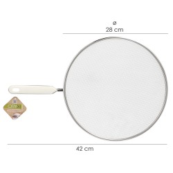 Sartén Doble Honda Con Asas Esmaltada 36 cm.