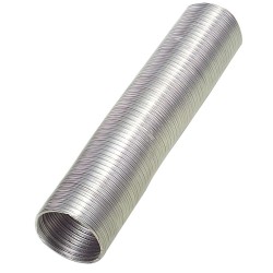 Tubo Aluminio Compacto Gris Ø 125 mm. / 5 metros