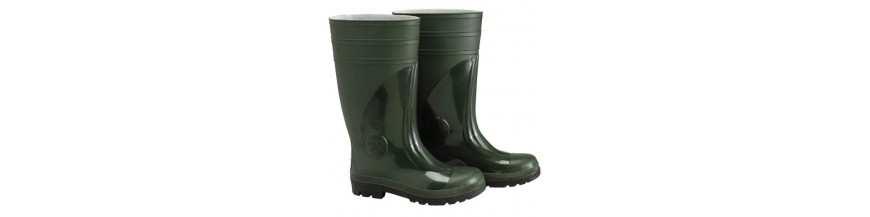 Botas goma altas verdes Seguridad