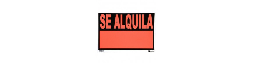 Carteles fluorescentes