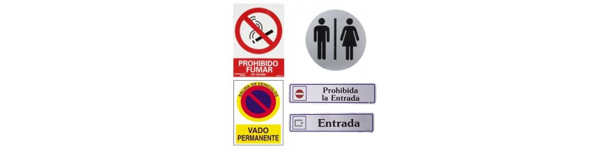 Carteles no fluorescentes